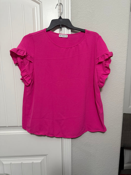 PLUS pink blouse