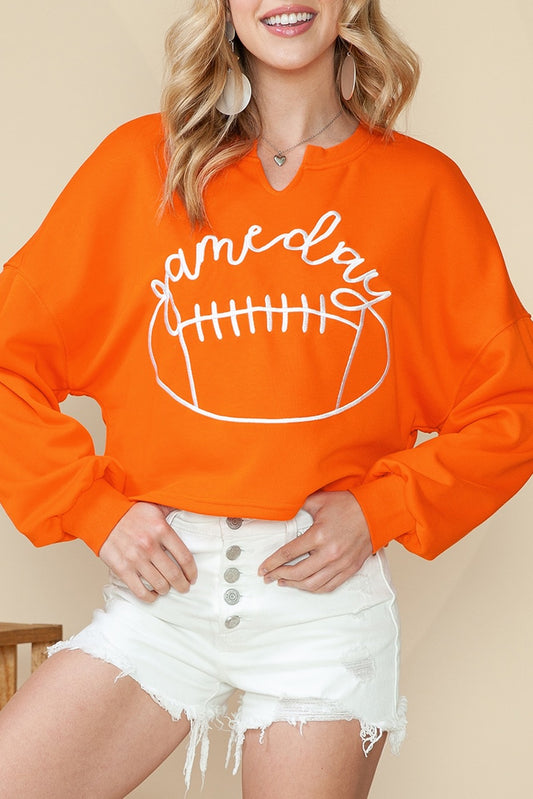 Game Day Crop Sweatshirt