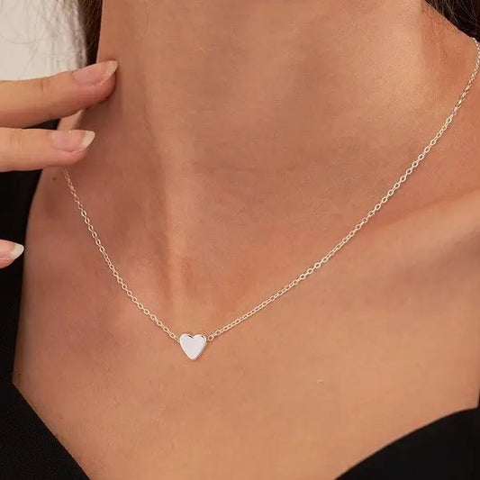 Silver Mini Heart Necklace