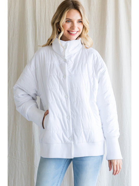 White Puffer Jacket